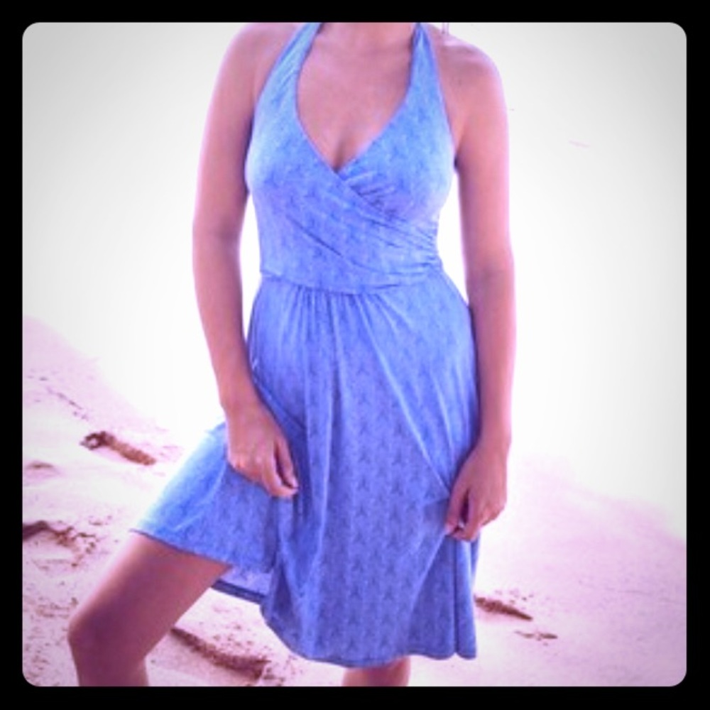 Boden St. Lucia jersey halter dress